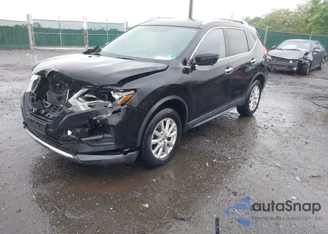 2017 Nissan Rogue Sv z USA, uszkodzony, nr VIN KNMAT2MV6HP570195